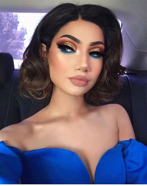 make para vestido azul royal